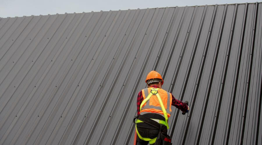 Professional metal roof installation services in Minnesota Lake, MN